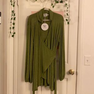 PRINCESS POLLY Party Time mini dress Green